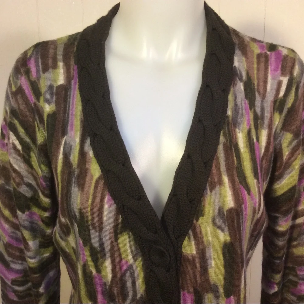 Worth Womens Wool Cardigan Sweater